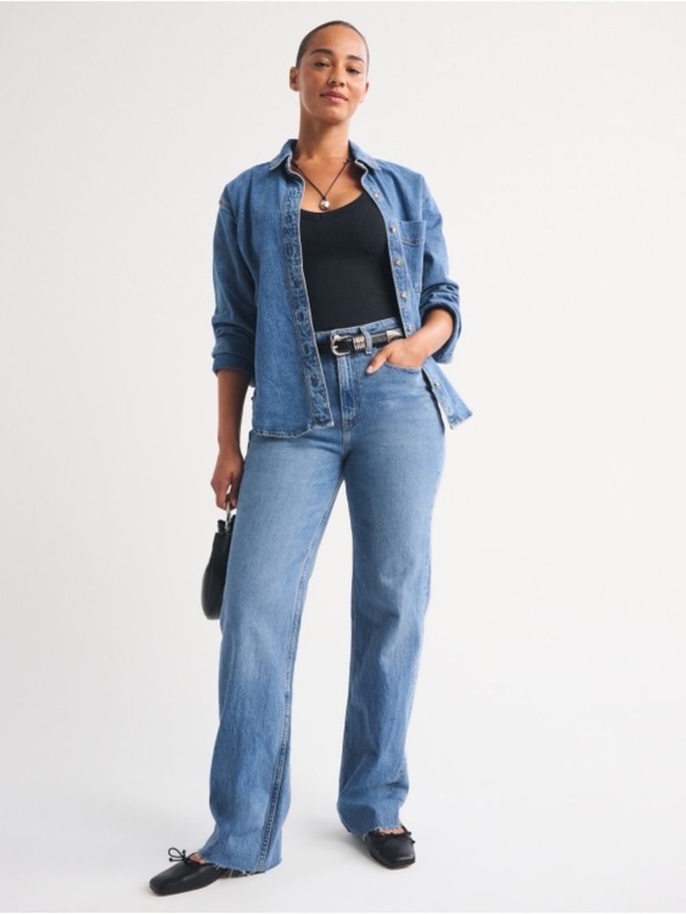 New Curve Love High Rise 90s Relaxed Frayed Hem Jean